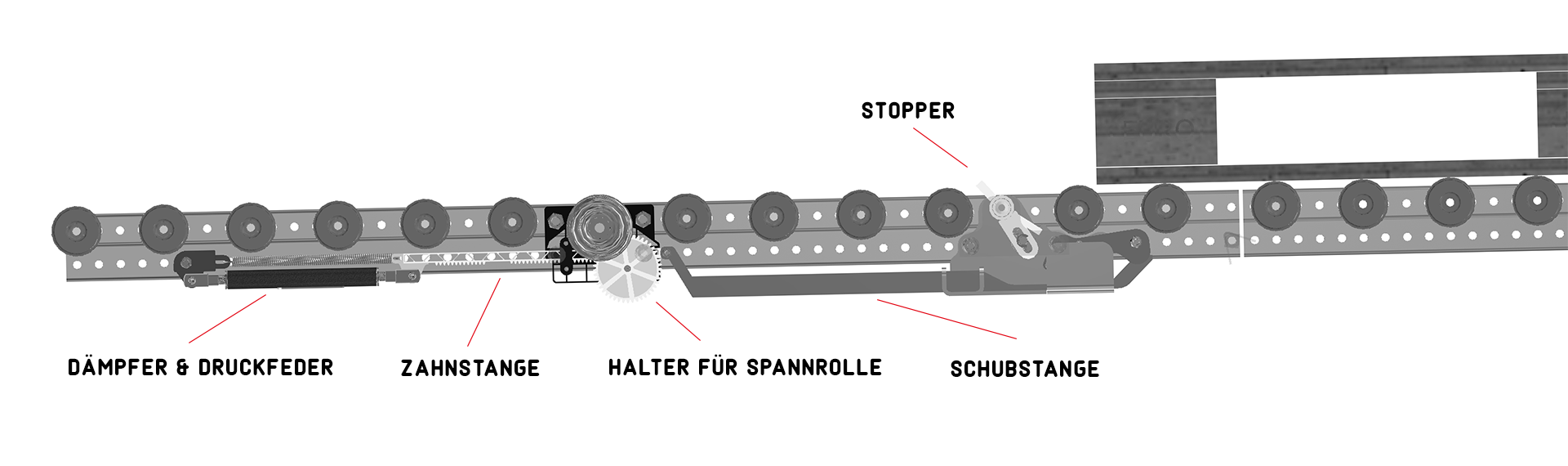 Spannrollenseparator